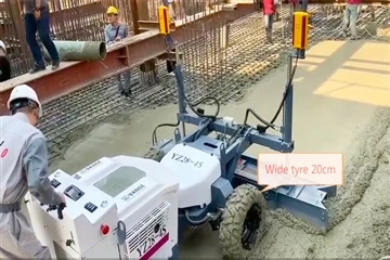 Mesin Screed Laser Beton YZ28-4S Diekspor Ke Vietnam